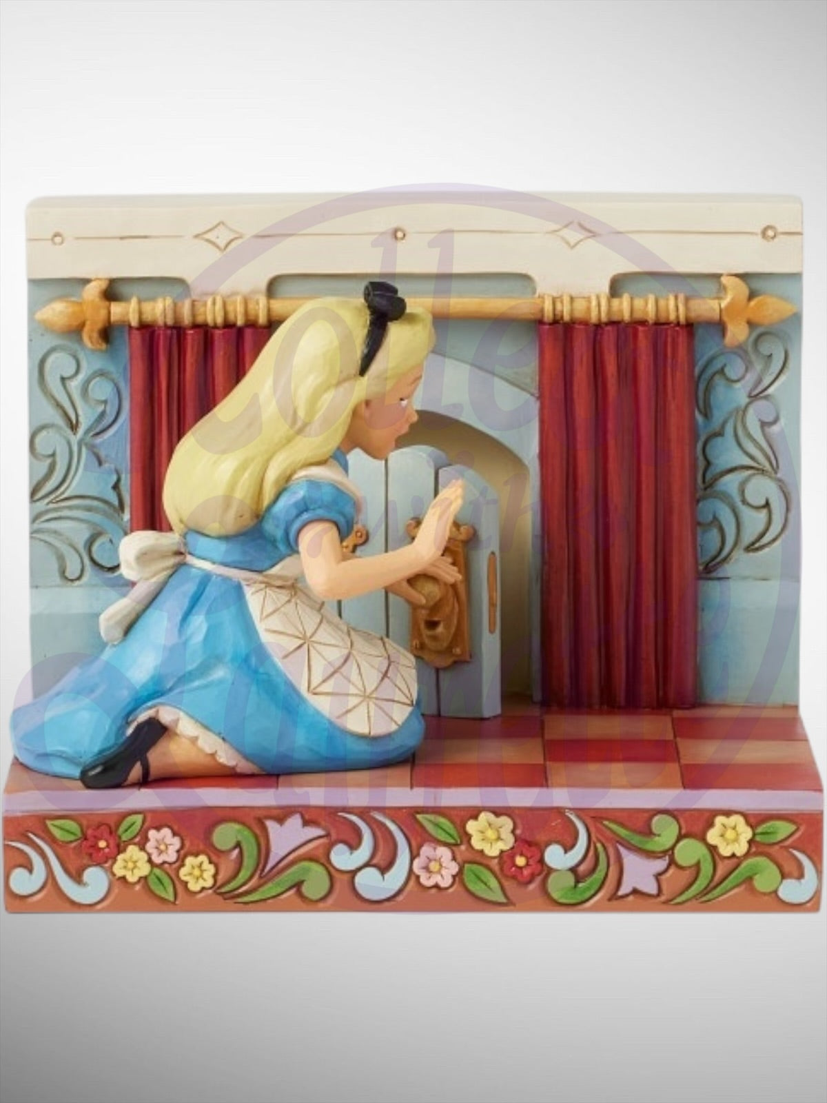 Jim Shore Disney Traditions -  Curiouser and Curiouser Alice in Wonderland Figurine